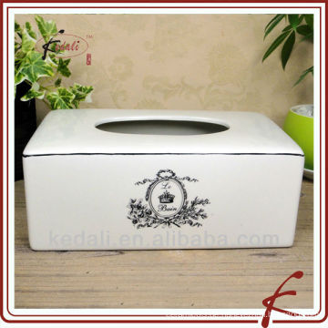 Home Dekoration Porzellan Keramik Tissue Box Serviette Halter Box